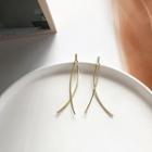 Metallic Curve Earring
