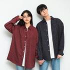 Couple Loose-fit Check Shirt