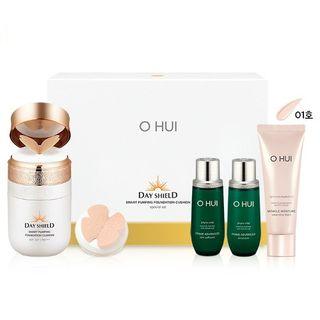 O Hui - Day Shield Smart Pumping Foundation Cushion Set 5pcs