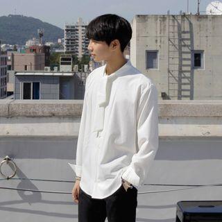 Tie-front Dress Shirt