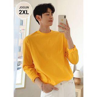 Crew-neck Cotton T-shirt In 10 Colors