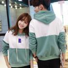 Couple Matching Color Block Hoodie / Contrast Trim Sweatpants