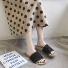 Crochet Lace Slide Sandals