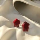 Acrylic Gem Clip-on Earring