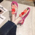 Heart Accent Flip-flops