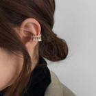 Rhinestone Fringed Cuff Earring 1 Pc - Earring - Left - Gold - One Size