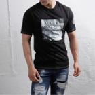 Skull Graphic Neat-fit T-shirt Black - L