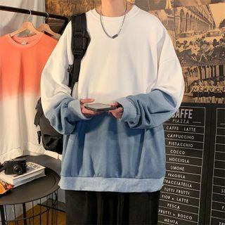 Long Sleeve Gradient Oversized T-shirt