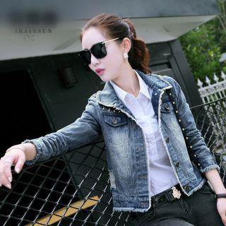 Fray Denim Jacket