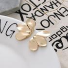 Alloy Petal Earring 1 Pair - One Size