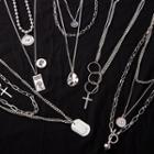 Stainless Steel Pendant Layered Necklace (various Designs)