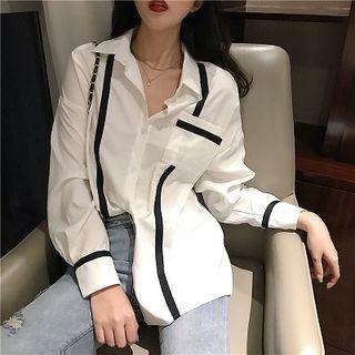 Contrast Strap Shirt