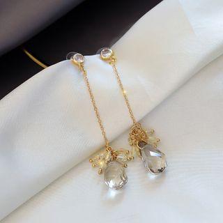 Rhinestone Drop Dangle Earring As Shown In Figure - One Size
