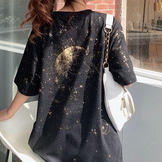 Short-sleeve Paint Splatter T-shirt