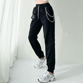 Layered Chain Sweatpants