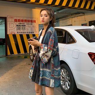 Color-block Long-sleeve Light Jacket As Shown In Figure - One Size