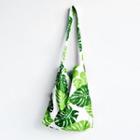 Leaf Print Tote Bag As Shown In Figure - One Size