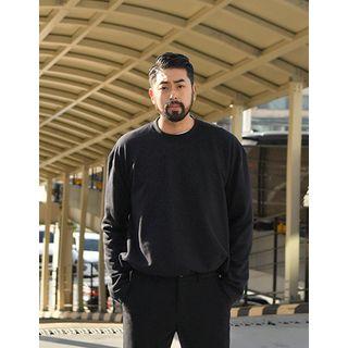 Crew-neck Napped T-shirt In 9 Colors