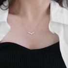 Geometric Pendant Necklace Necklace - Silver - One Size