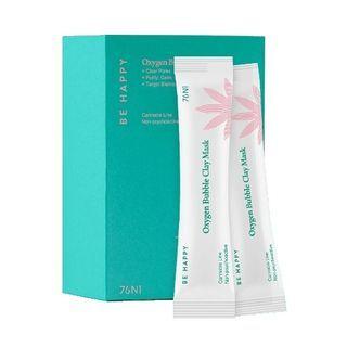 76n1 - Be Happy Oxygen Bubble Clay Mask Set 5g X 10 Pcs