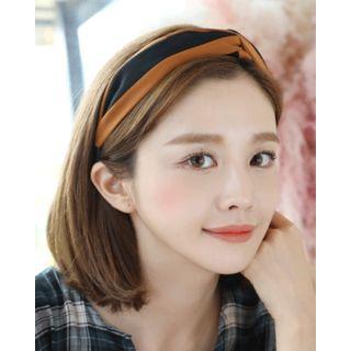 Knotted Two-tone Hair Band