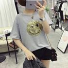 Glittered Short-sleeve T-shirt