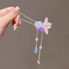 Fish Tail Alloy Hair Stick Purple - One Size