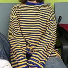 Striped Sweatshirt Yellow - One Size