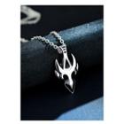 Ox Pendant Stainless Steel Necklace Silver - One Size