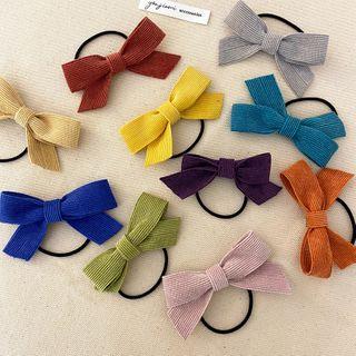 Bow Corduroy Hair Tie