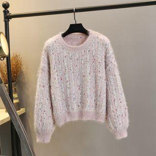 Fluffy Multicolored Sweater