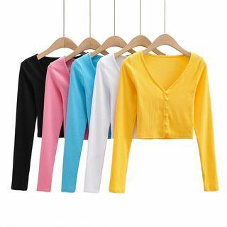 Long-sleeve Ribbed T-shirt / Short-sleeve T-shirt