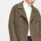 Pocketed Button-up Coat