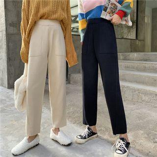 Plain Harem Knit Pants