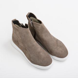 Genuine-suede Ankle Boots