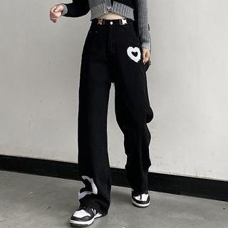 Mid Rise Lose Fit Jeans