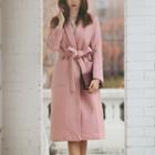 Tie-waist Button Coat