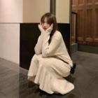 Flared Hem Sweater Dress