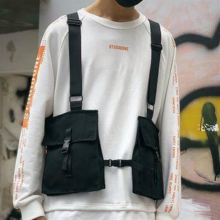 Plain Chest Rig Belt Bag