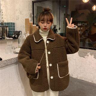 Button Coat / Crossbody Bag