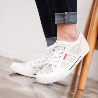 Lace-up Mesh Sneakers