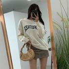Vivid Letter Loose-fit Sweater