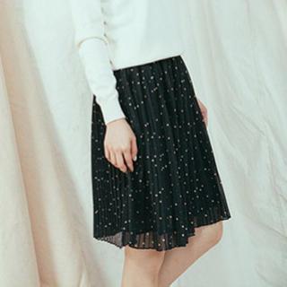 Dotted Chiffon Skirt
