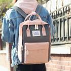 Oxford Cloth Color Block Backpack
