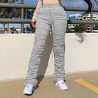 Crinkled Skinny Pants