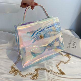 Pvc Crossbody Bag Iridescent - One Size