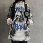Print Loose Fit Long-sleeve T-shirt