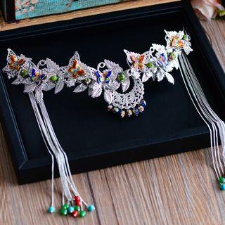 Butterfly Fringed Headpiece