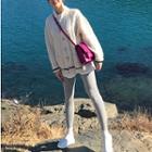 Cable Knit Buttoned Jacket