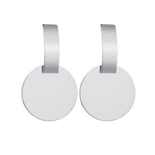 Geometric Disc Earrings